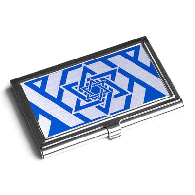 קופסא לכרטיסי ביקור / אשראי - מגן דוד גדול - אופק ורטמן מתנות ישראליות מקוריות