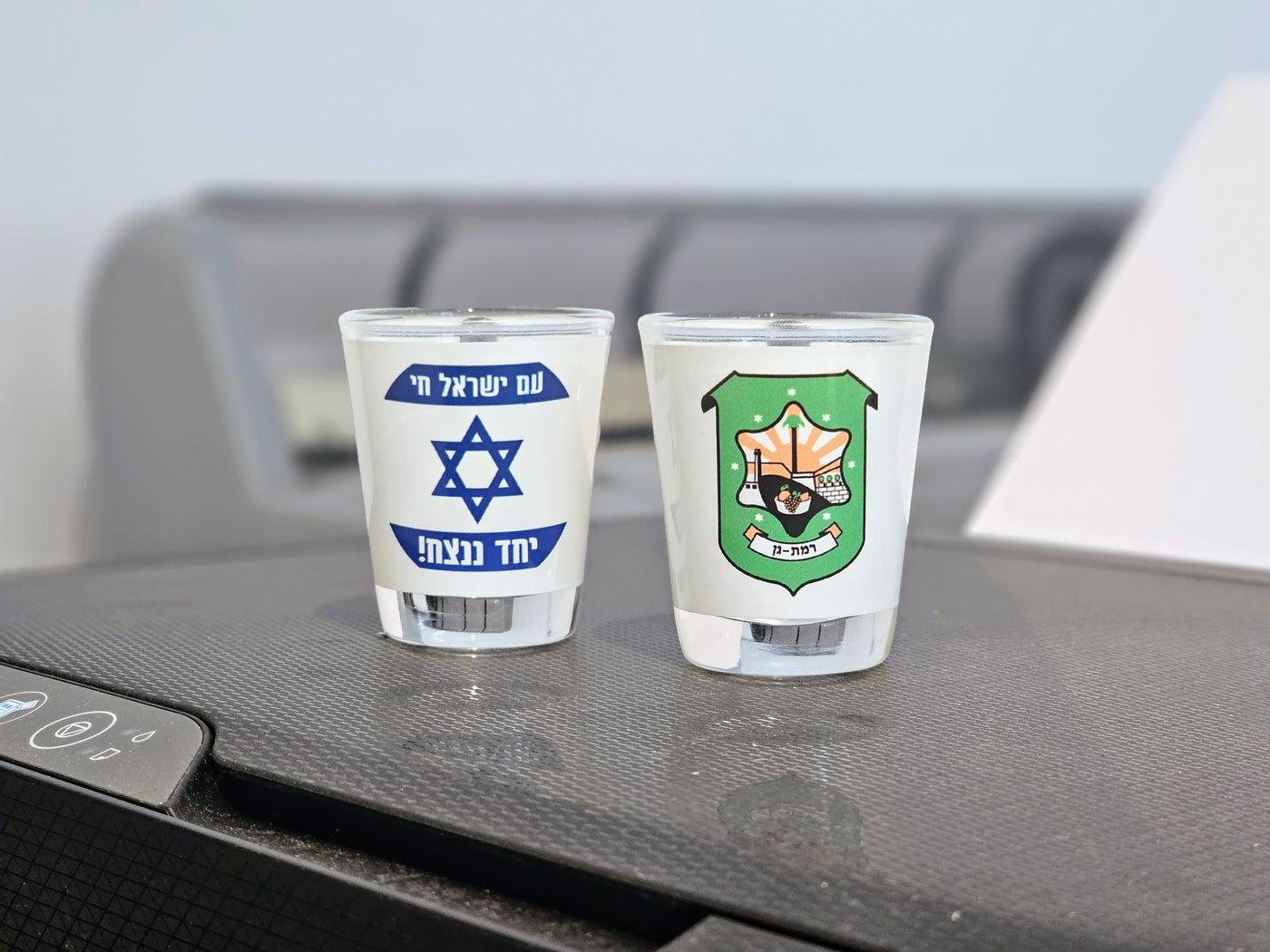 כוסות שוט צייסר הדפסה
