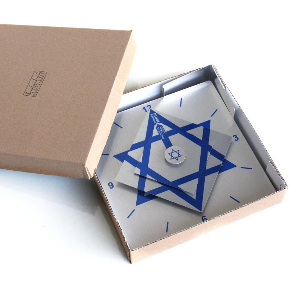 שעון השכבות ( סינדרלה) דגם: מגן דוד 1 - אופק ורטמן מתנות ישראליות מקוריות