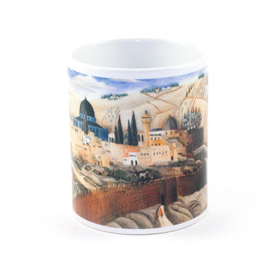 ספל - ירושלים 1926 - ראובן רובין - אופק ורטמן מתנות ישראליות מקוריות